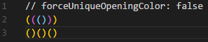 forceUniqueOpeningColor Disabled forceUniqueOpeningColor: Disabled