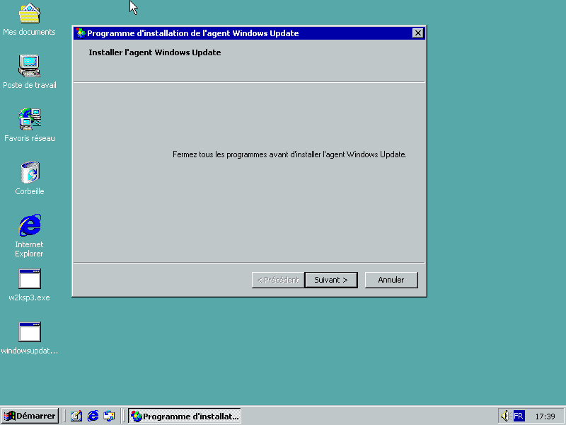 Windows Update Agent V3.0 Installation