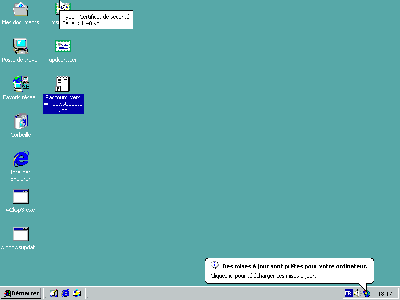 Windows Update Tray Icon