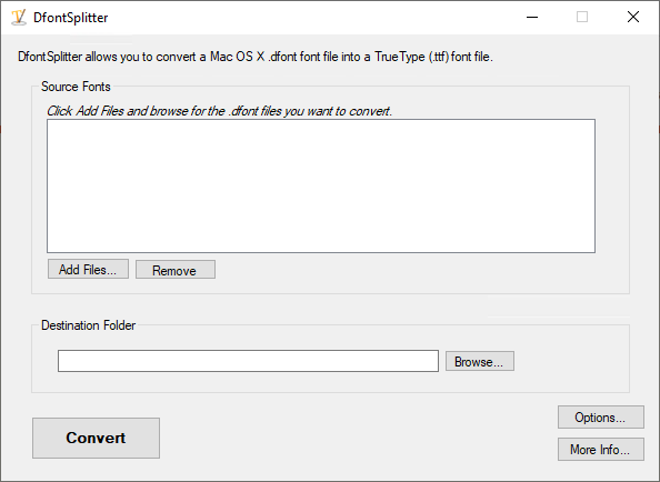 DfontSplitter screenshot