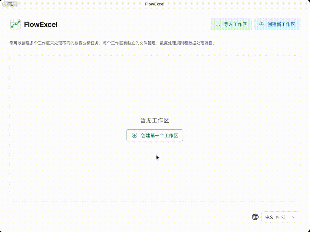 工作区导入导出演示
