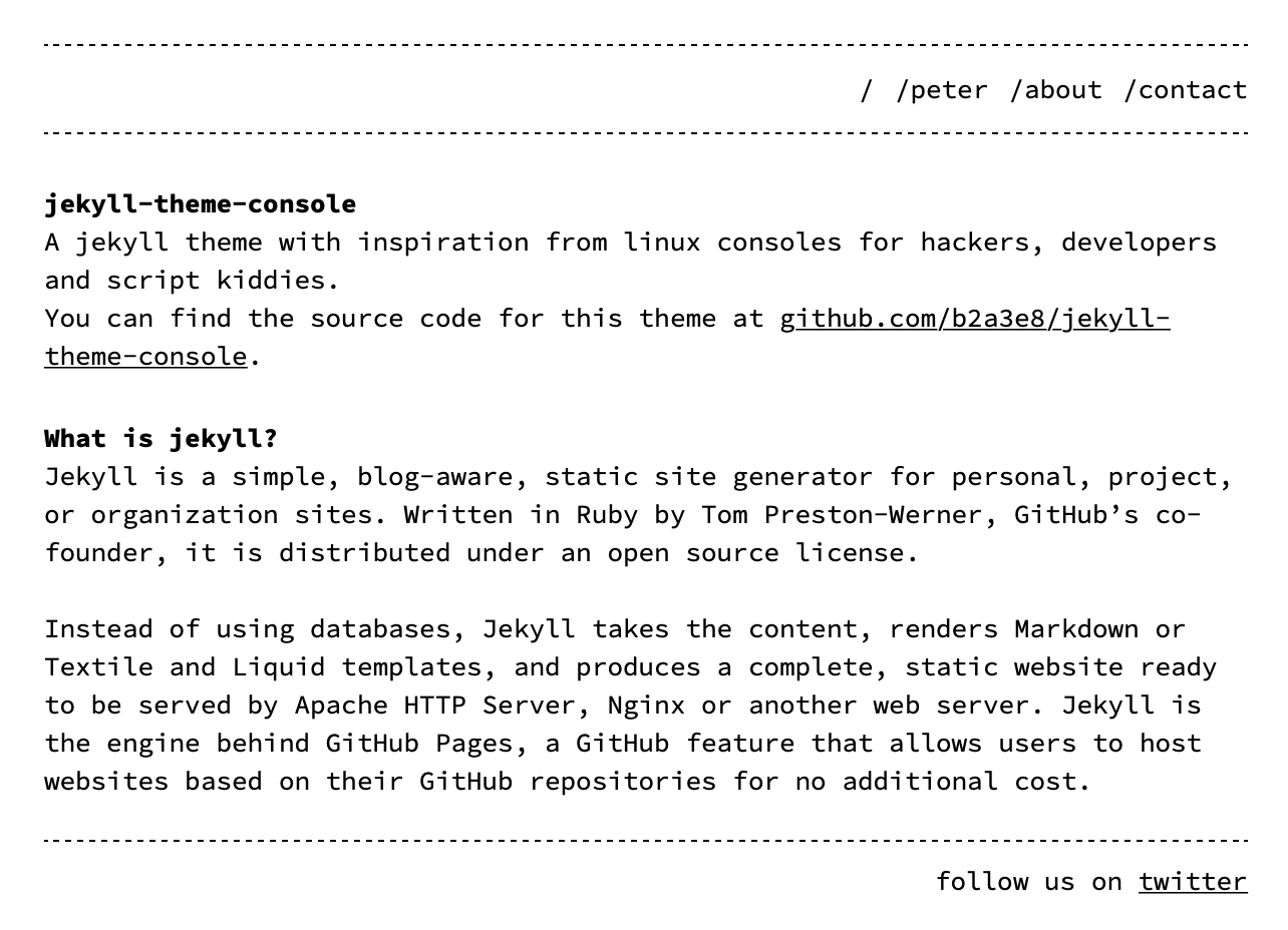 Light style screenshot