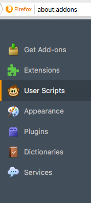 Access Greasemonkey Scripts Greasemonkey Scripts