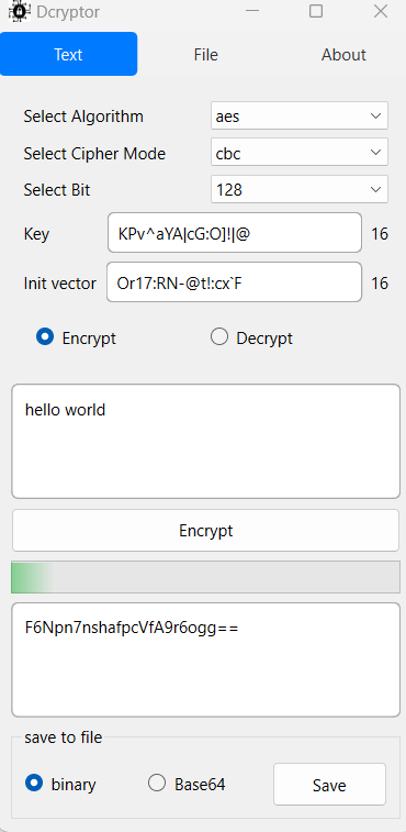 Dcryptor screenshot