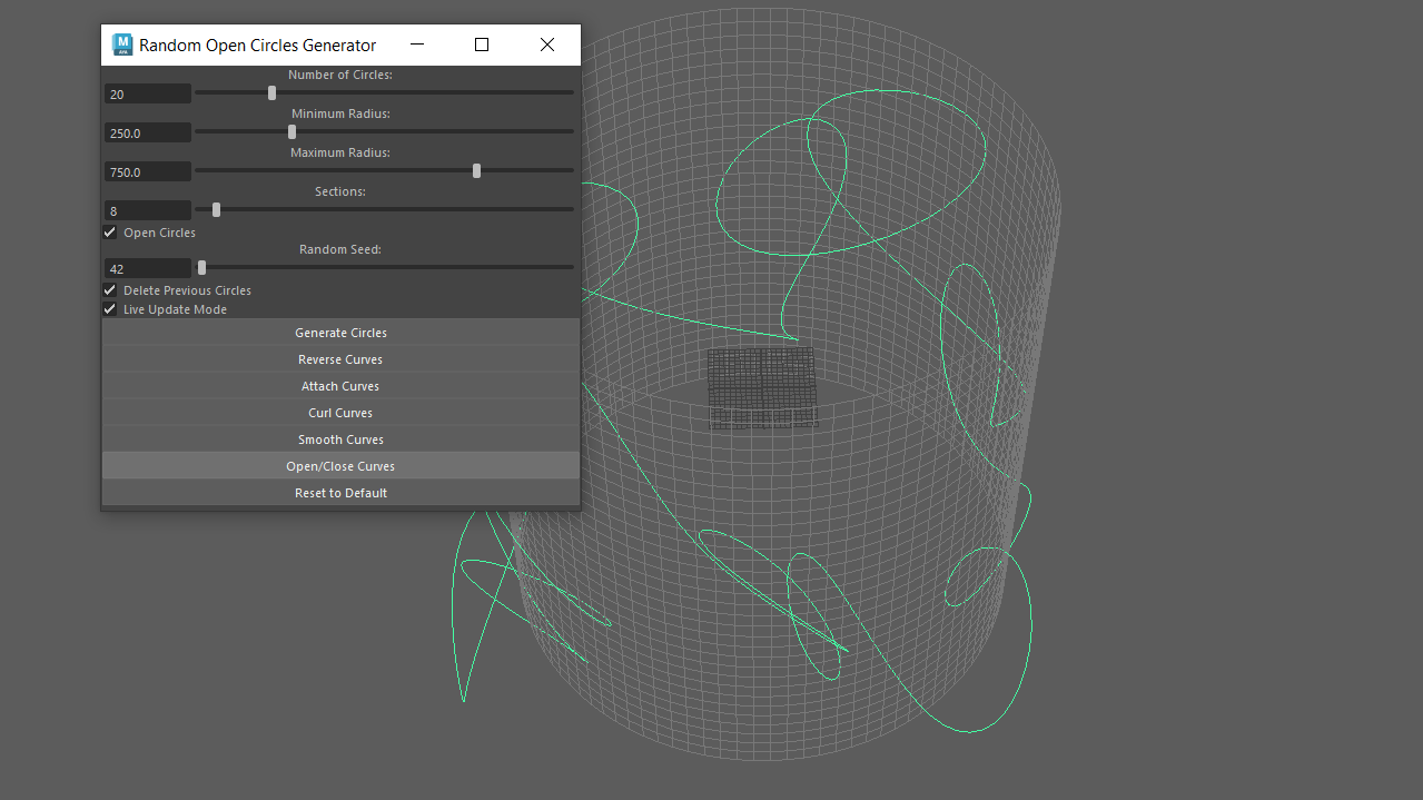Step 8: Close the curve