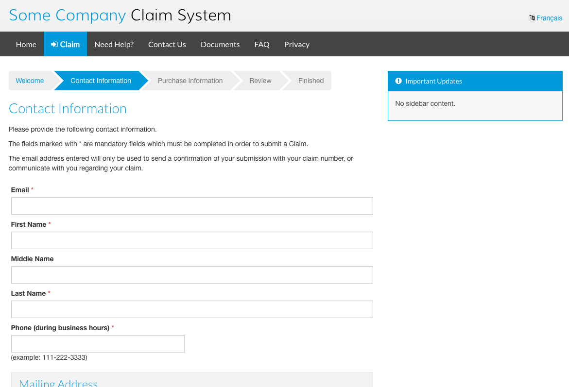 Public site claim Public site claim