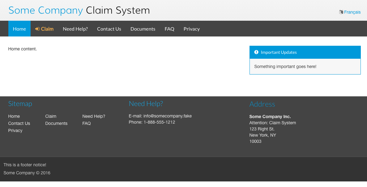 Public site home Public site home