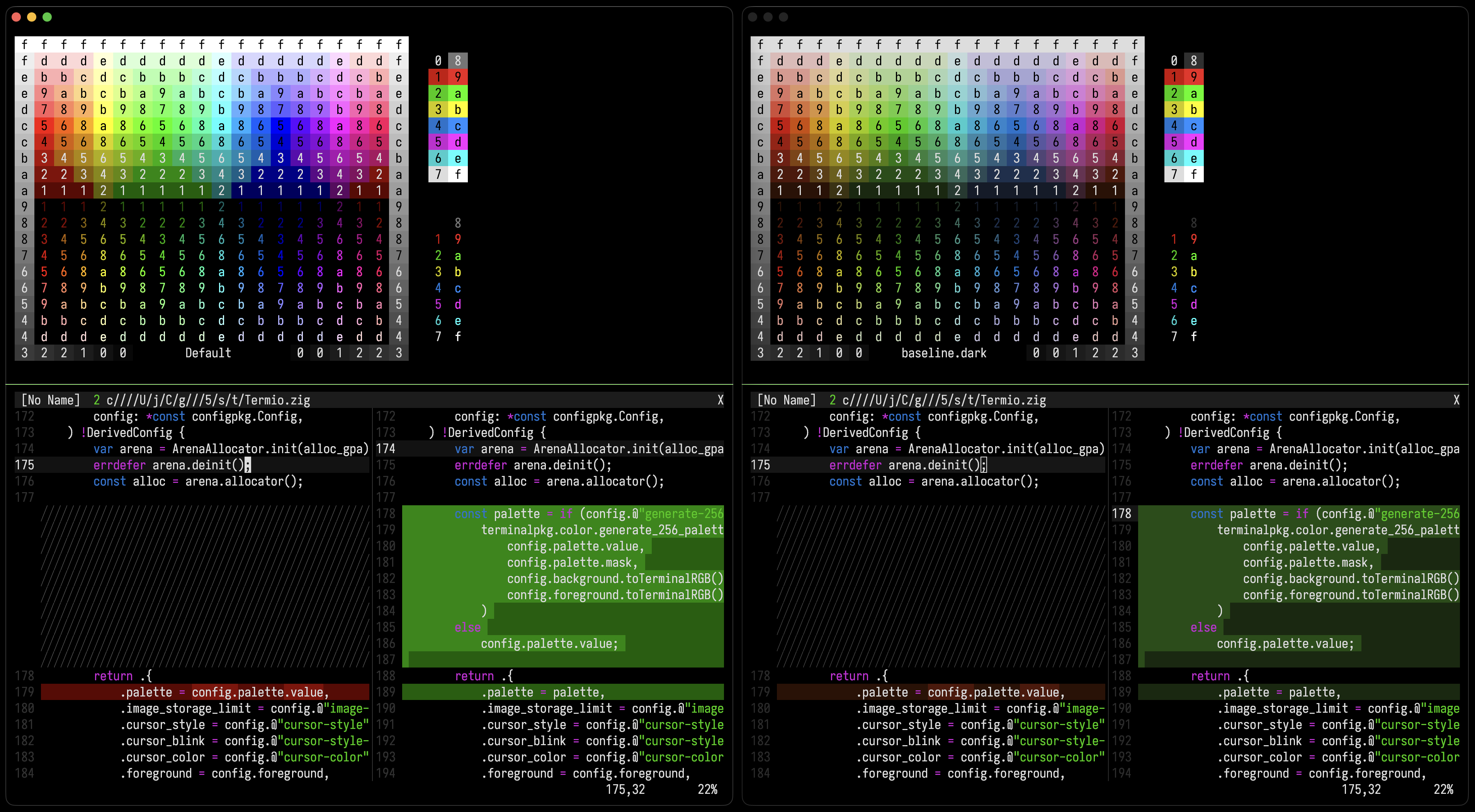 example before and after