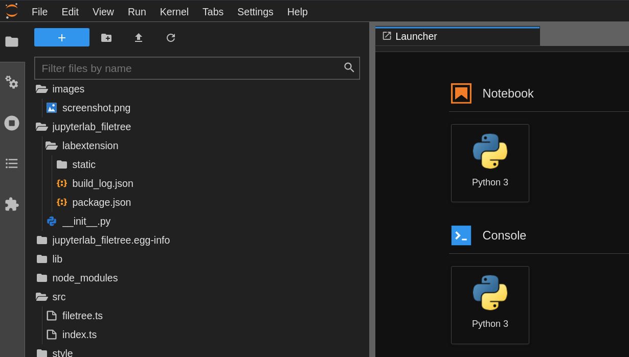 Screenshot courtesy of jupyterlab-unfold