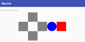 blue dot app as a joy pad controller