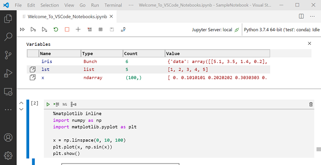 Variable Explorer