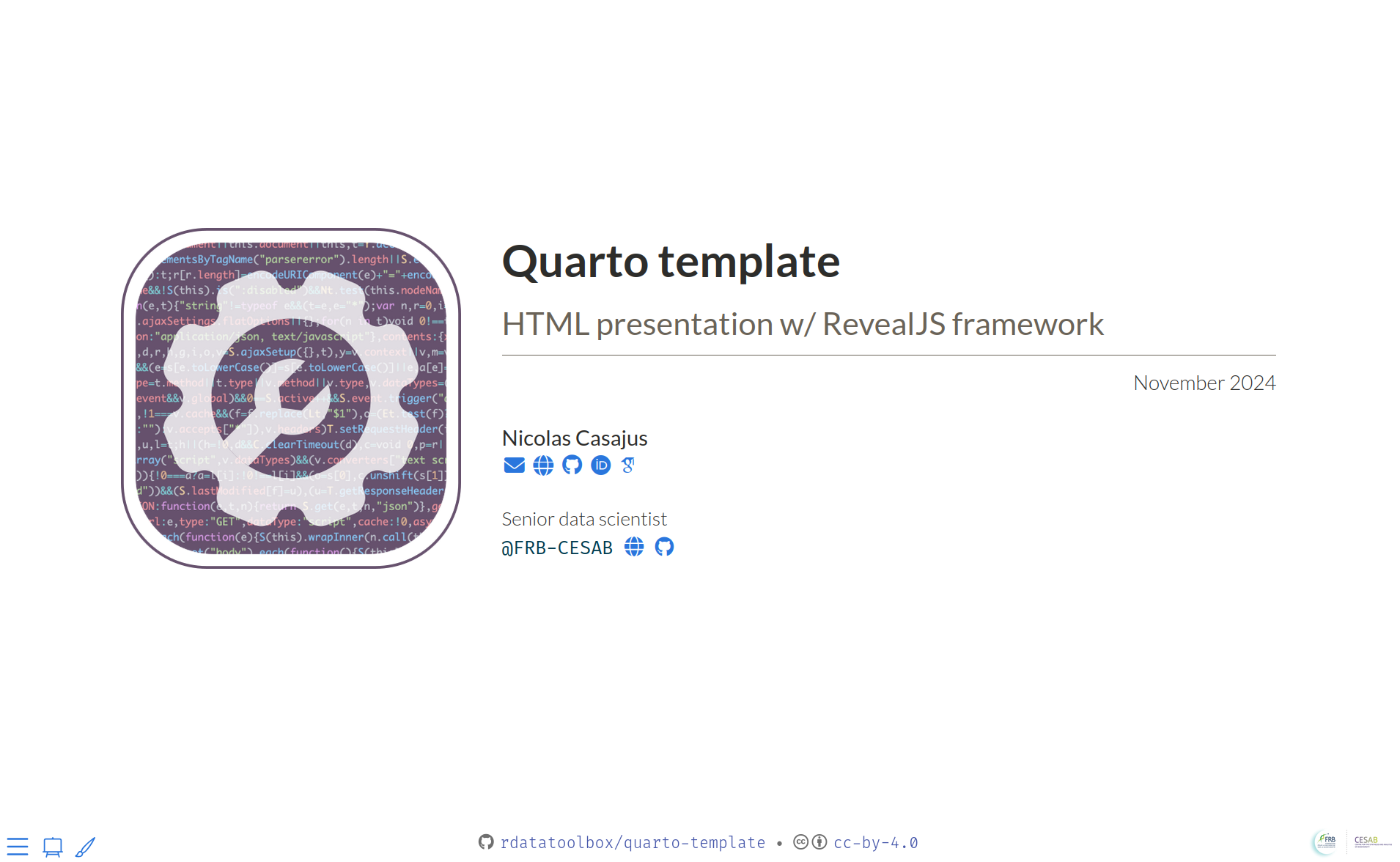 Create repo from template