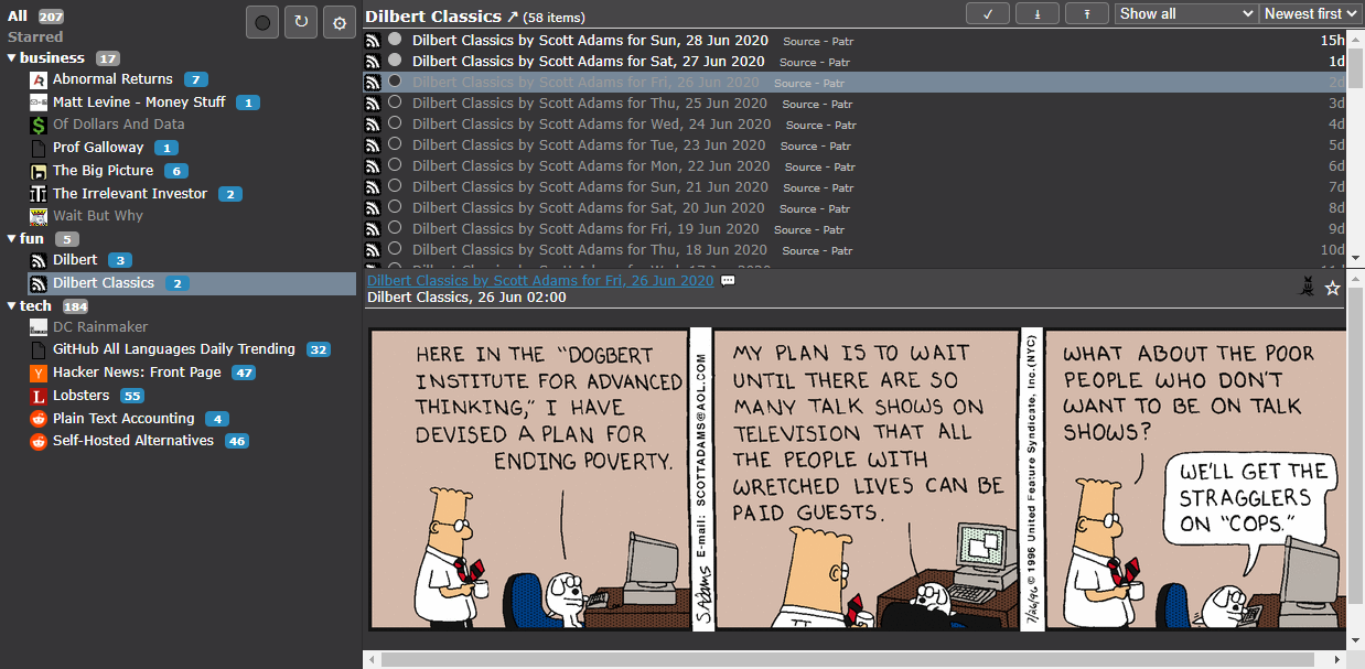 Screenshot - Dark theme